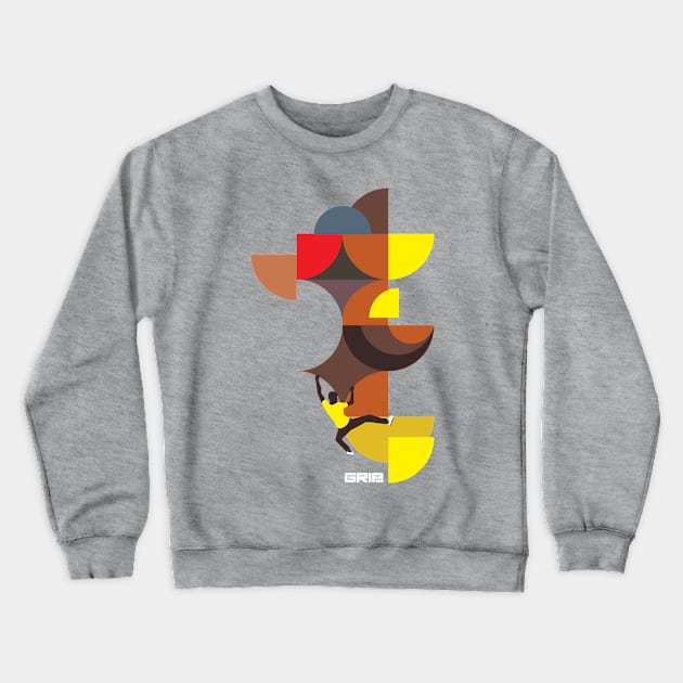 indoor abstract climb Crewneck Sweatshirt by gripclimbing